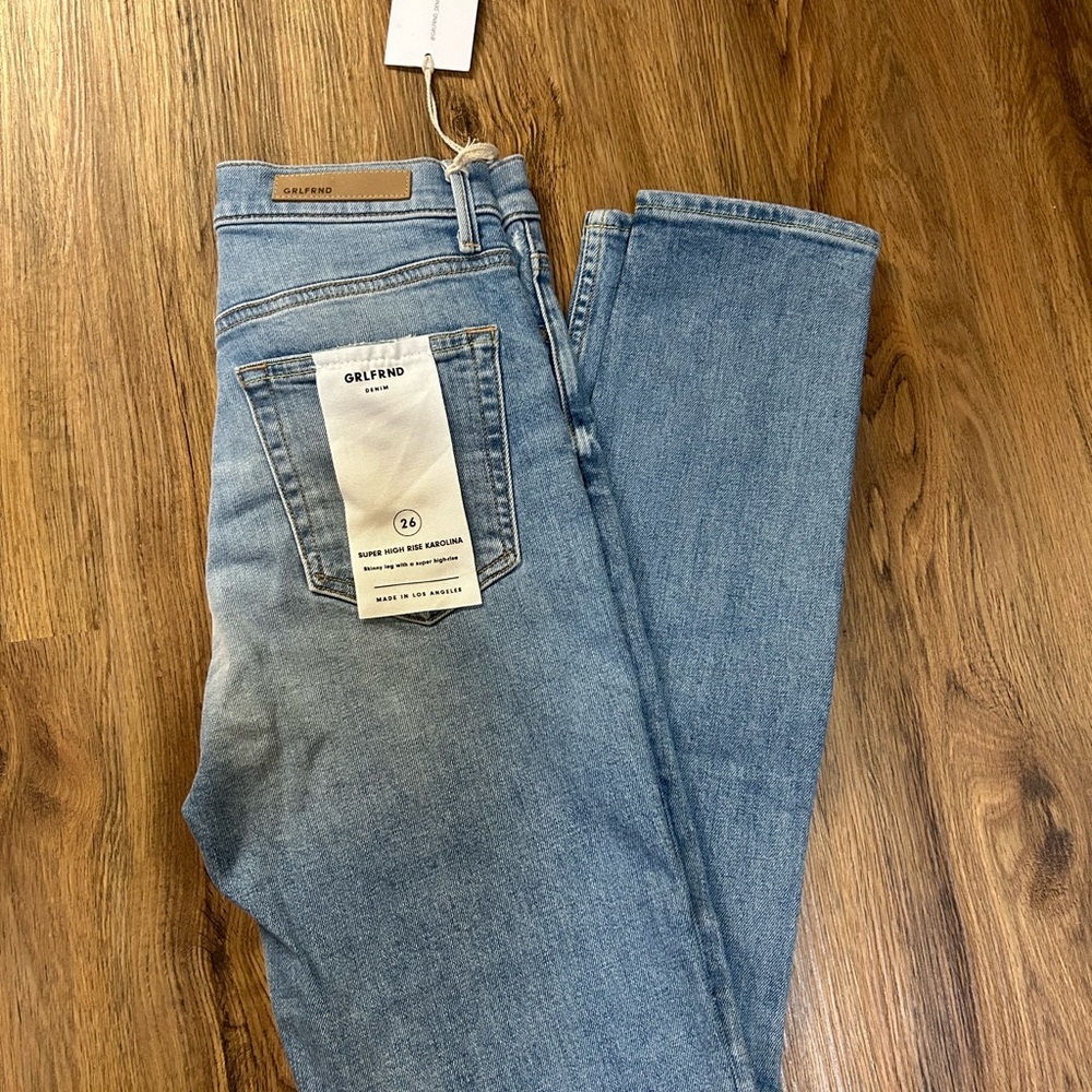 GRLFRND/REVOLVE Size 26 Karolina High Rise Jean - Picture 3 of 3